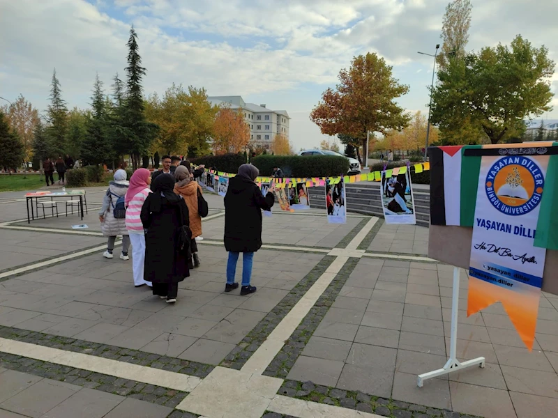 Üniversite öğrencilerinden ’3 Dilde Filistin’ fotoğraf sergisi
