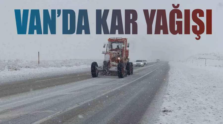 Van’da yılın ilk karı yağdı