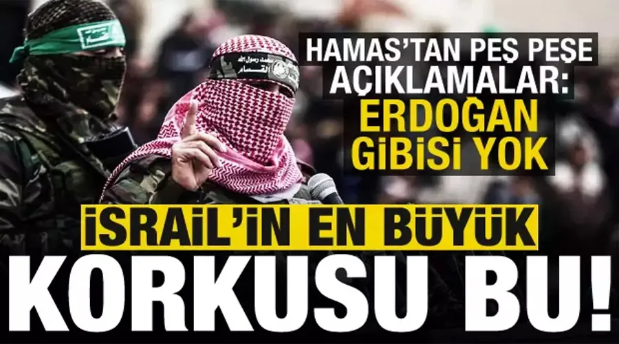 Hamas yöneticisinden peş peşe açıklamalar: İsrail