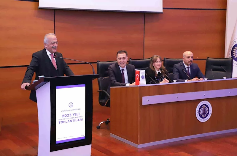 Atatürk Üniversitesi’nde izleme ve değerlendirme toplantıları devam ediyor
