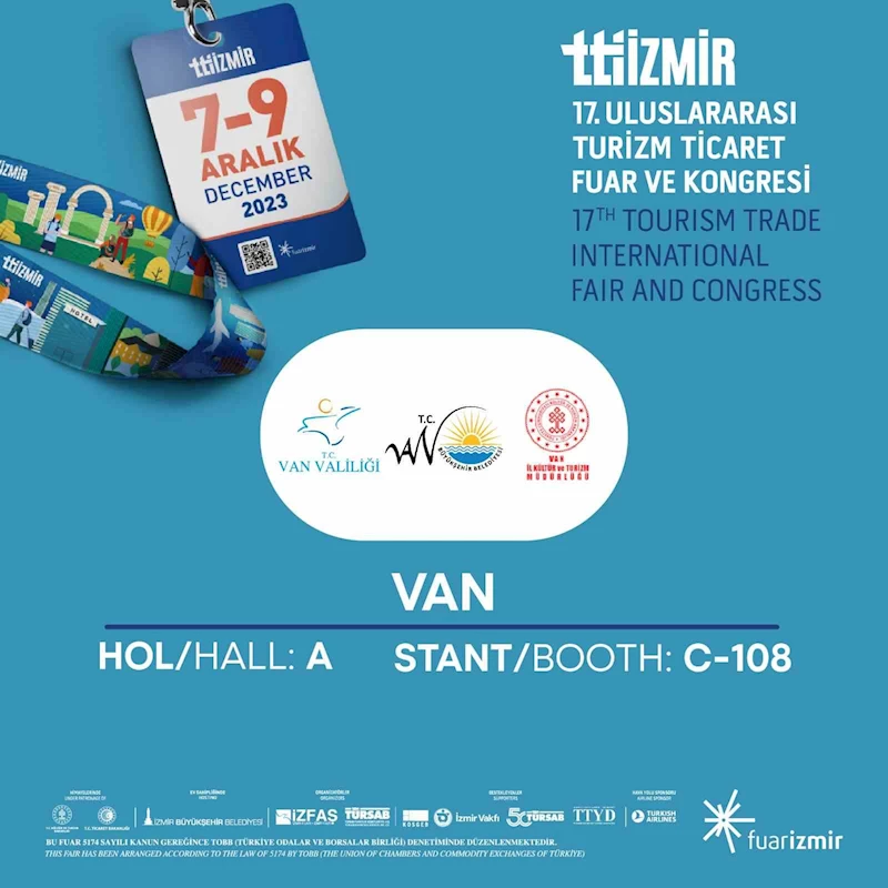 Van, İzmir Fuarı’nda dünyaya tanıtılacak