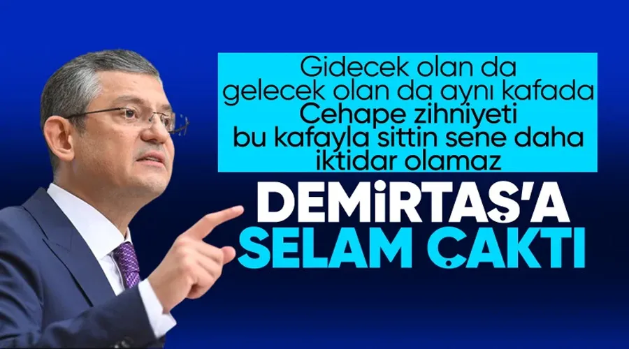 Özgür Özel kurultay konuşmasında Selahattin Demirtaş ve Osman Kavala