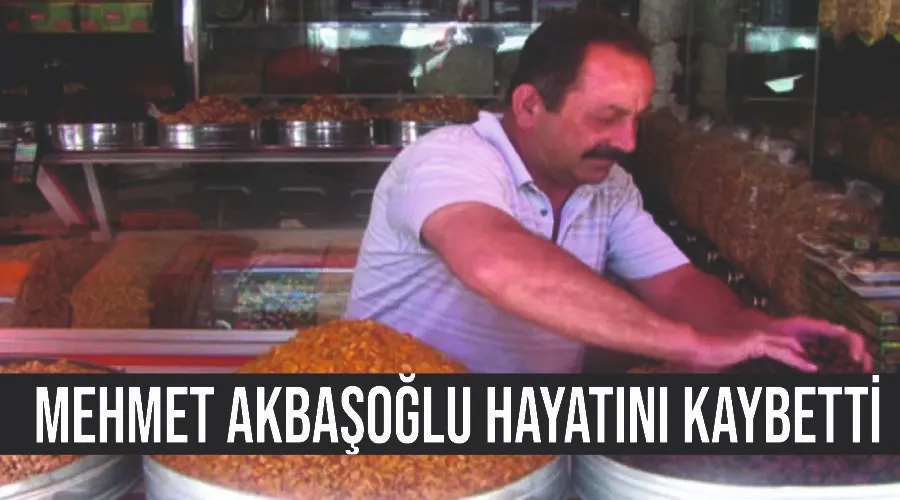  Mehmet Akbaşoğlu hayatını kaybetti
