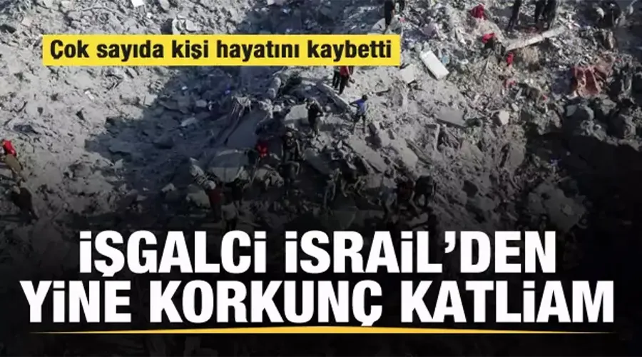 İsrail yine mülteci kamplarını bombaladı! Çok sayıda ölü var