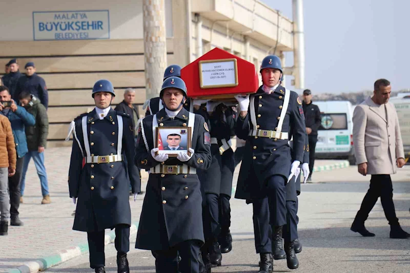 Kazada şehit olan uzman çavuş son yolculuğuna uğurlandı

