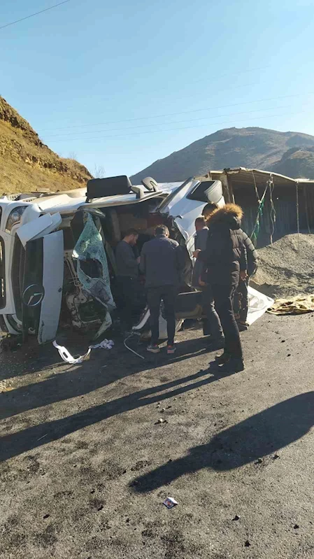 Bitlis‘teki trafik kazasında 1 kişi yaralandı
