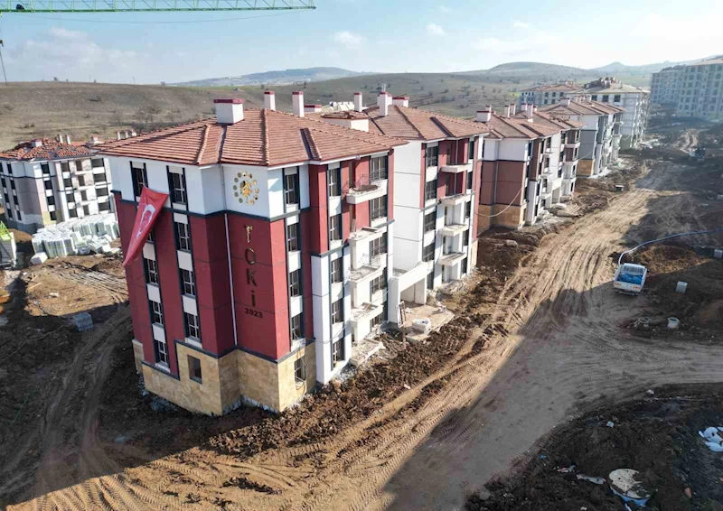Depremzedeler konutlarına kavuşmak için artık gün sayıyor
