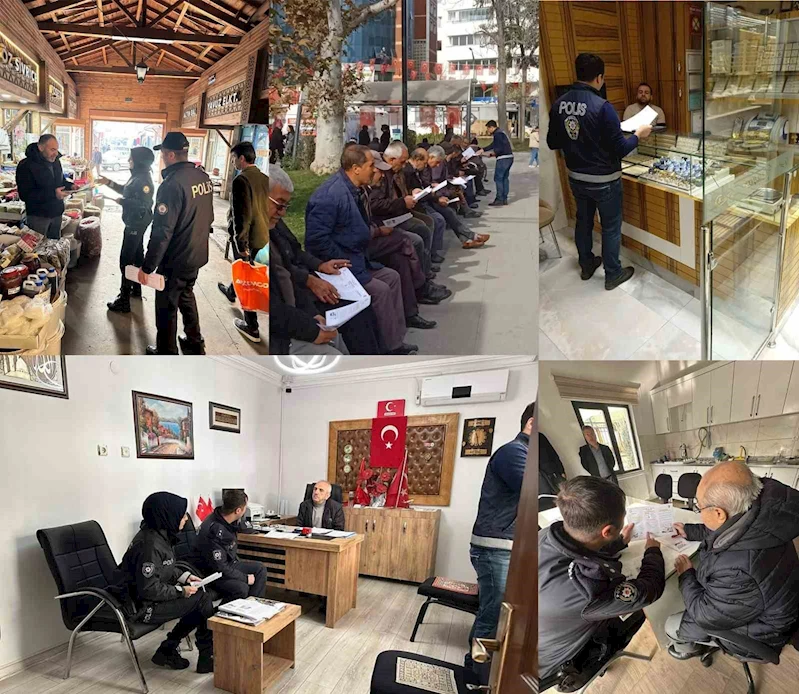 Elazığ’da esnaf ve vatandaşlar hırsızlık olaylarına karşı bilgilendirildi
