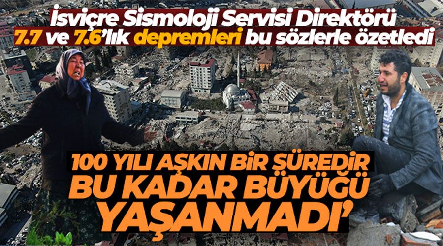 İsviçre Sismoloji Servisi Direktörü Wiemer: 