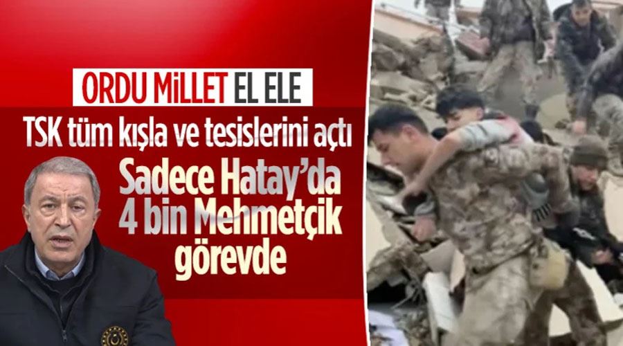 TSK, tüm kışla ve tesislerini depremzedelere açtı