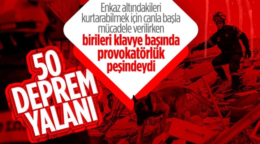 Depreden sonra provokatörlerin ortaya attığı yalanlar
