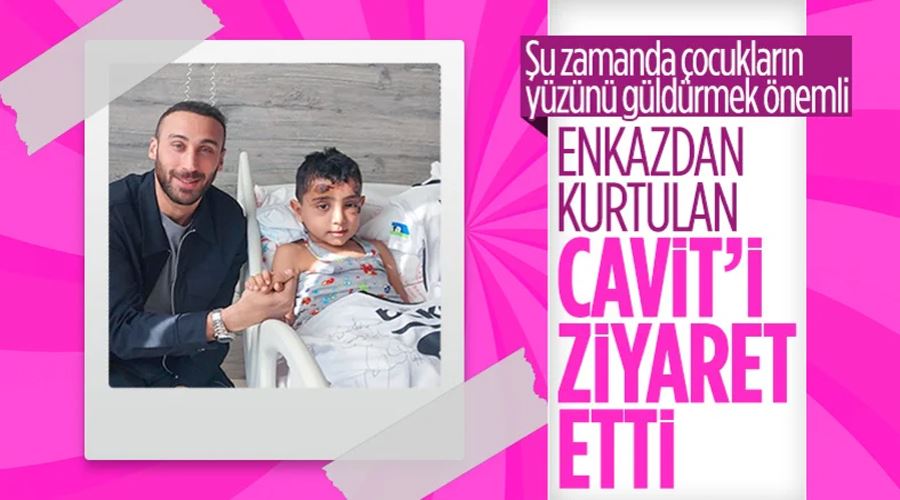 Cenk Tosun, depremzede Cavit