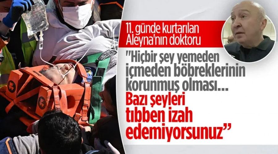248 saat sonra kurtarılan Aleyna