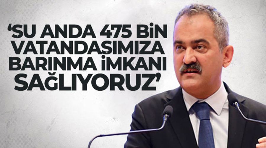 Bakan Özer: 