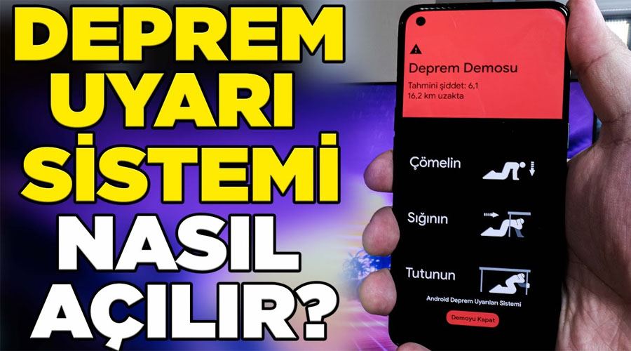 Google deprem uyarı sistemi nasıl açılır?