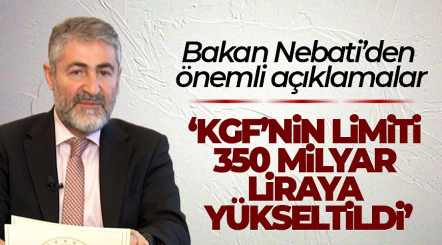 Hazine ve Maliye Bakanı Nebati: 