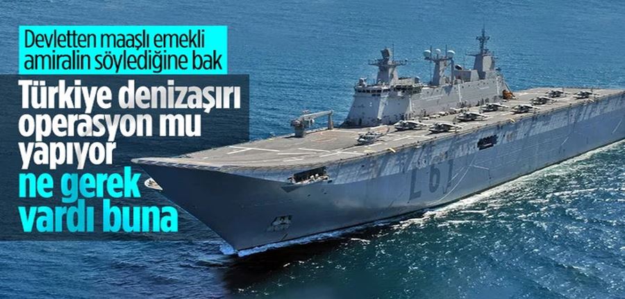 Emekli Amiral Türker Ertürk, TCG Anadolu