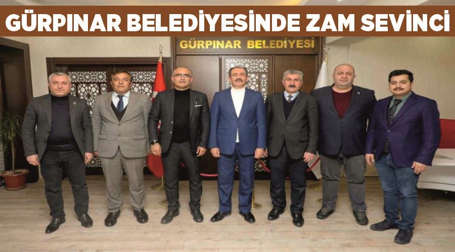 Gürpınar Belediyesinde zam sevinci