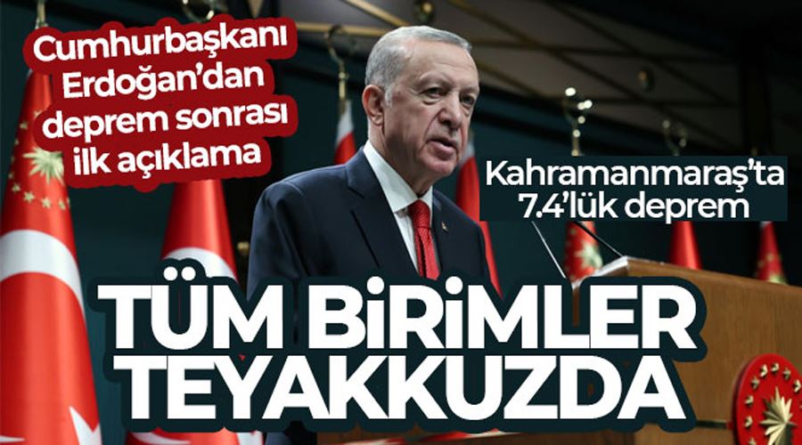 Cumhurbaşkanı Erdoğan