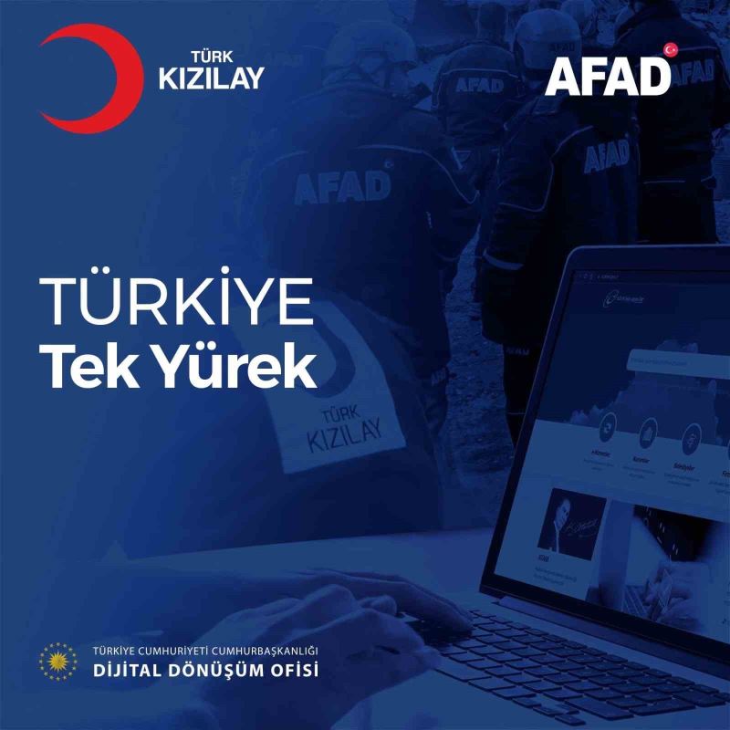 Depremzedelere e-Devlet’ten güvenli bağış yapılabilecek