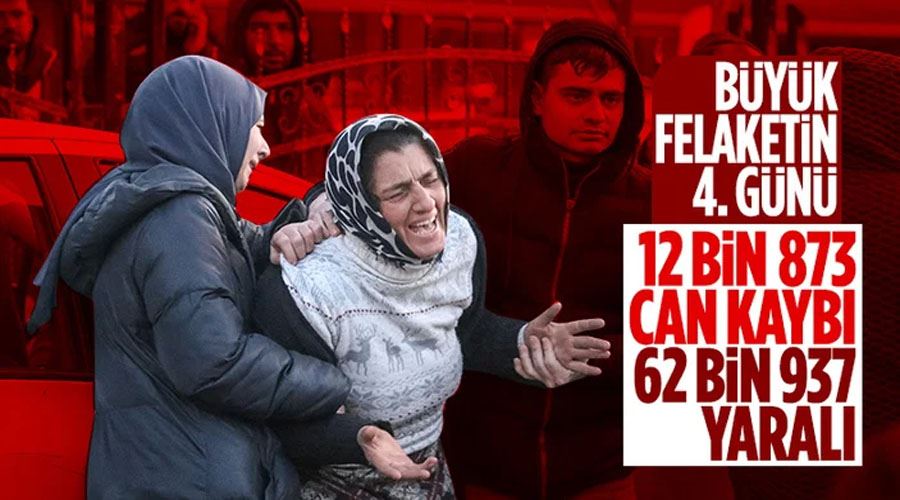 Kahramanmaraş merkezli depremin dördüncü gününde acı bilanço