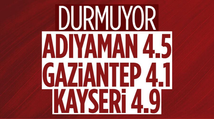 Adıyaman, Gaziantep ve Kayseri