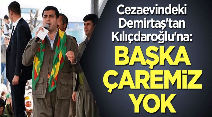 Cezaevindeki Demirtaş