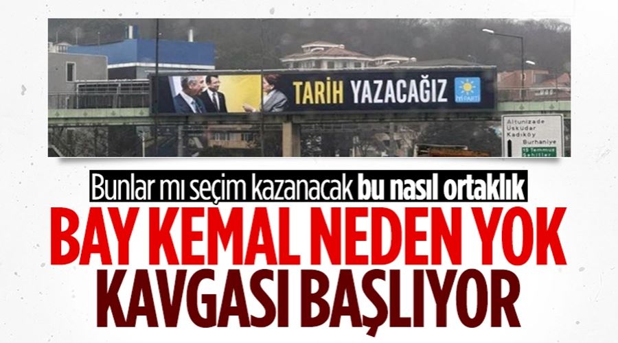 Sular durulmuyor! İyi Parti afişinde 6