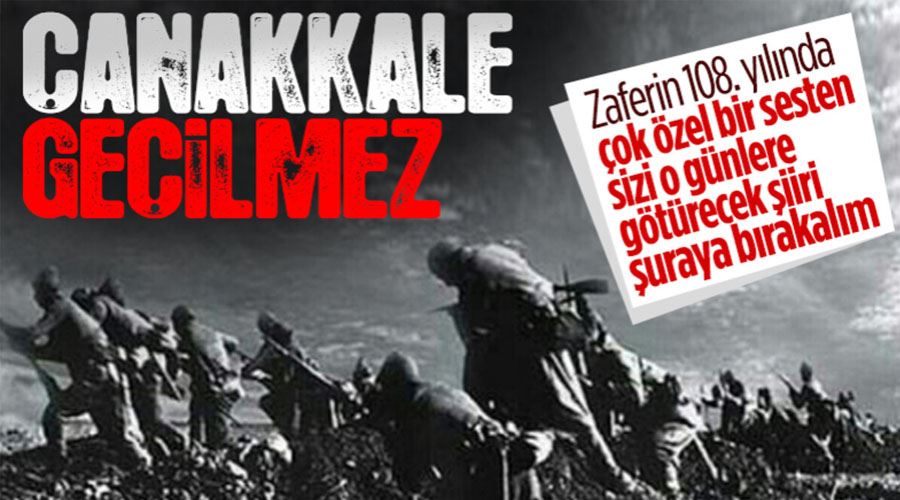 Büyük destan! 18 Mart Çanakkale Zaferi şiiri