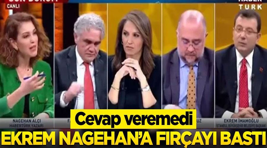 Cevap veremedi! Ekrem, Nagehan’a fırçayı bastı