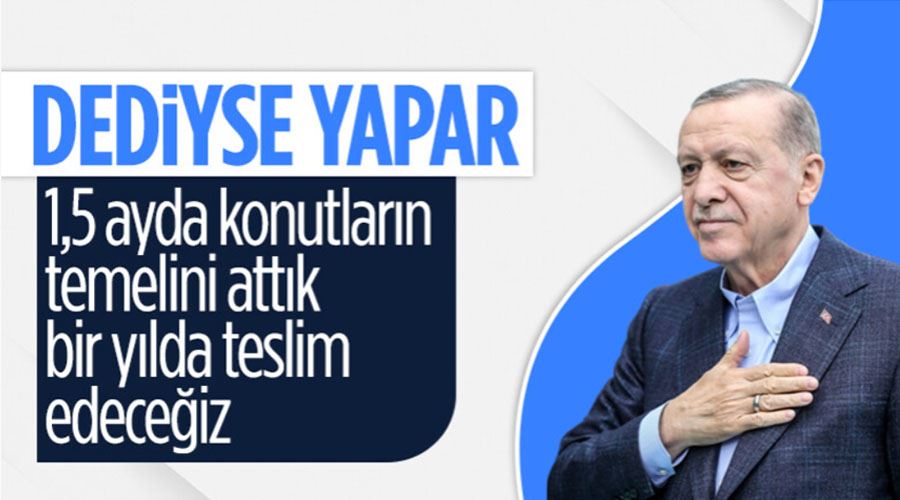 Cumhurbaşkanı Erdoğan Hatay