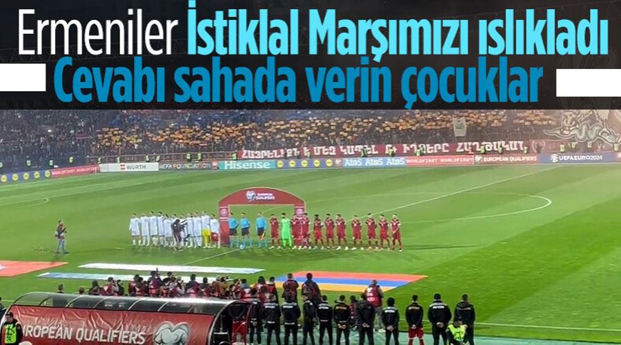 Ermeni taraftarlar, İstiklal Marşı