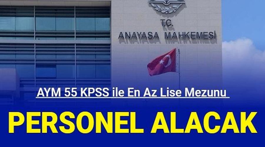 Anayasa Mahkemesi 15 devlet demuru alımı yapacak