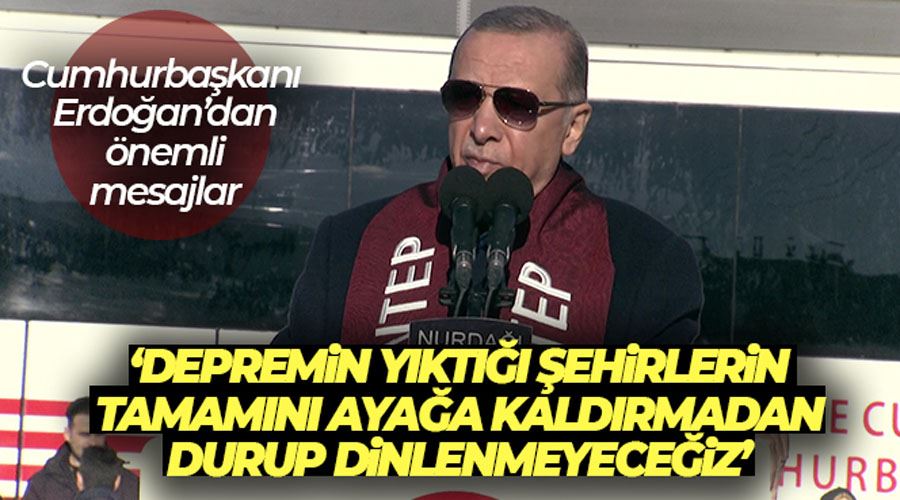 Cumhurbaşkanı Erdoğan