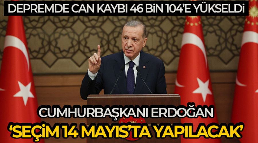 Cumhurbaşkanı Erdoğan duyurdu: Seçim sürecini başlatıyoruz