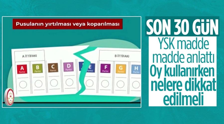 Seçimde oylar hangi durumlarda geçersiz sayılacak
