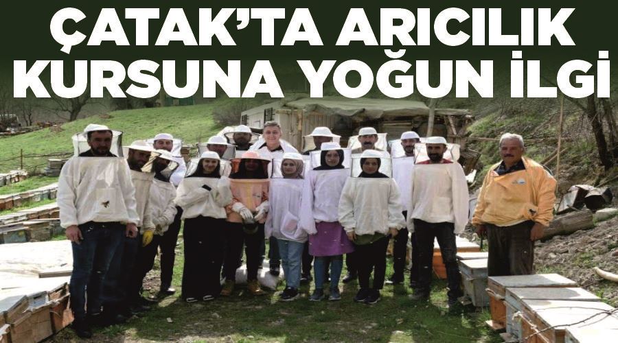 Çatak’ta arıcılık kursuna yoğun ilgi