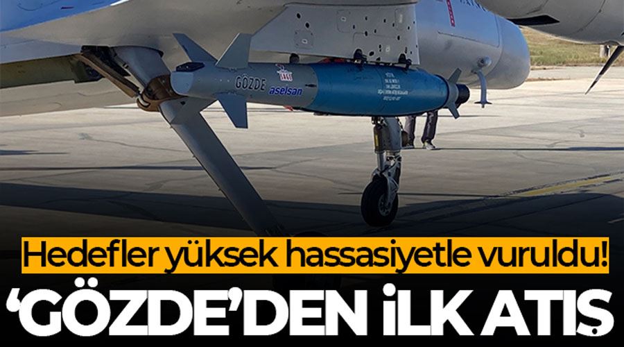 GÖZDE mühimmatı atış testinde hedefler yüksek hassasiyetle vuruldu