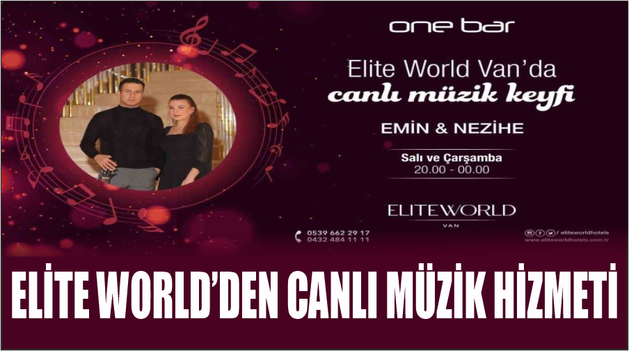 Elite World’den canlı müzik hizmeti