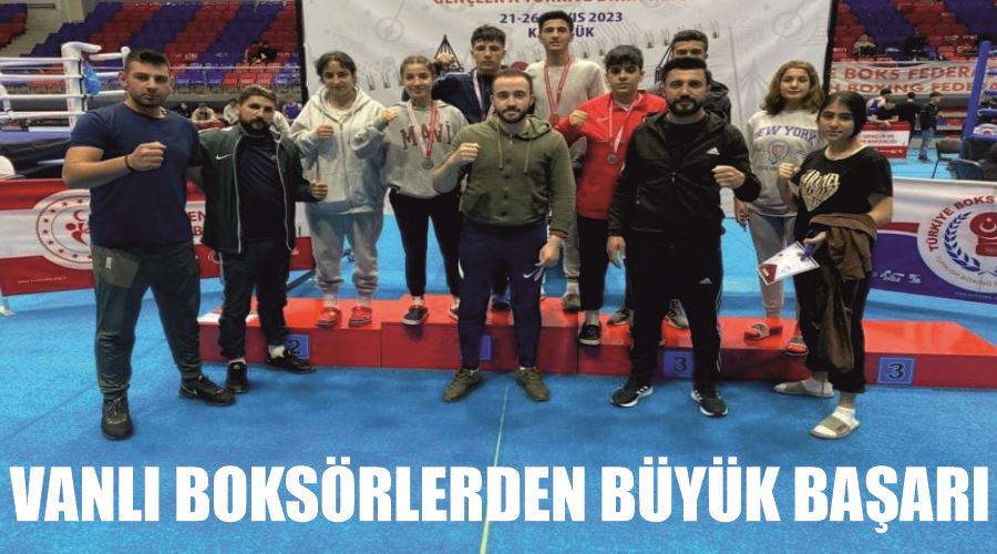 Vanlı boksörlerden büyük başarı
