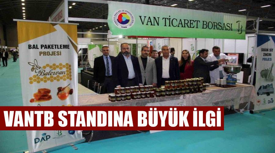 VANTB standına büyük ilgi