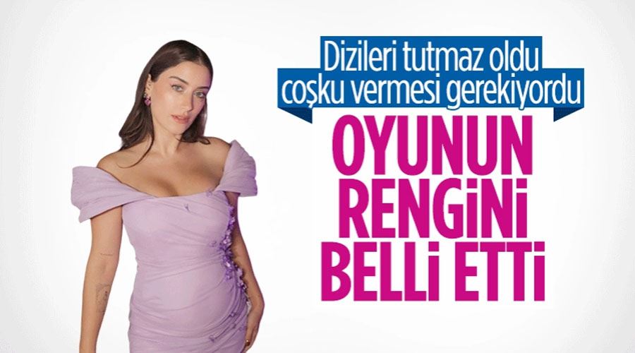 Hazal Kaya oyunun rengini belli etti