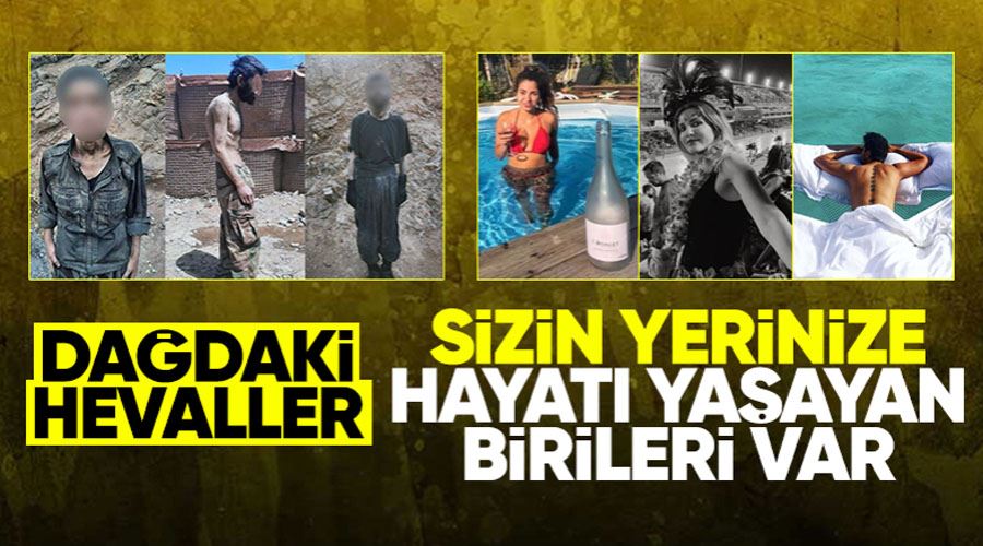 Dağdaki teröristler sefalet halindeyken HDP