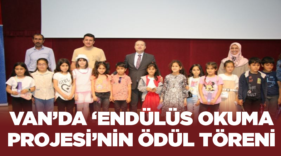 Van’da ‘Endülüs Okuma Projesi’nin ödül töreni