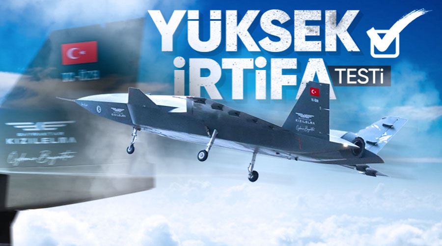 Bayraktar KIZILELMA yüksek irtifa sistem tanımlama testini başarıyla geçti
