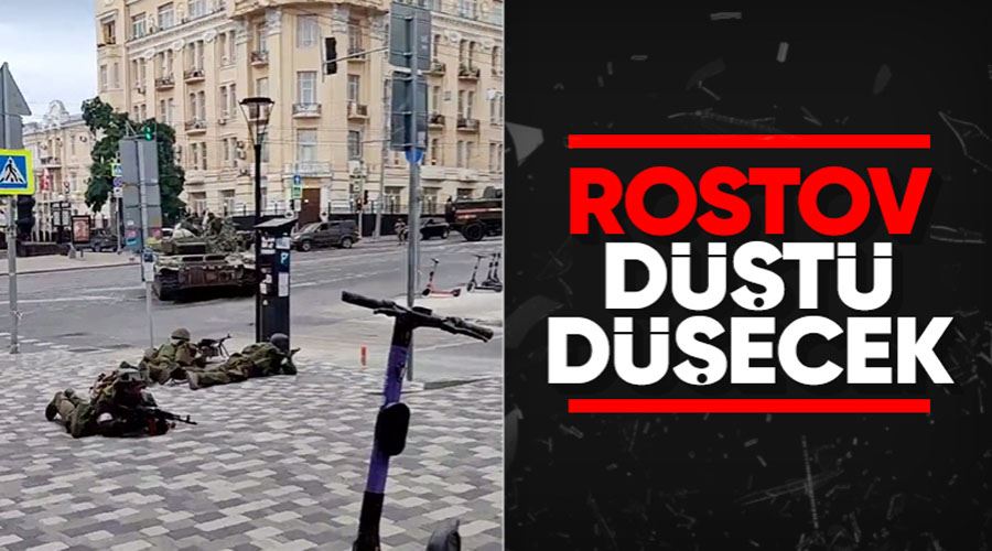 Rusya karıştı! Wagner askerleri Rostov şehrinde kritik noktaları ele geçirdi