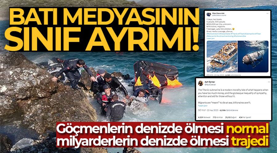 Batı medyasının sınıf ayrımı: 