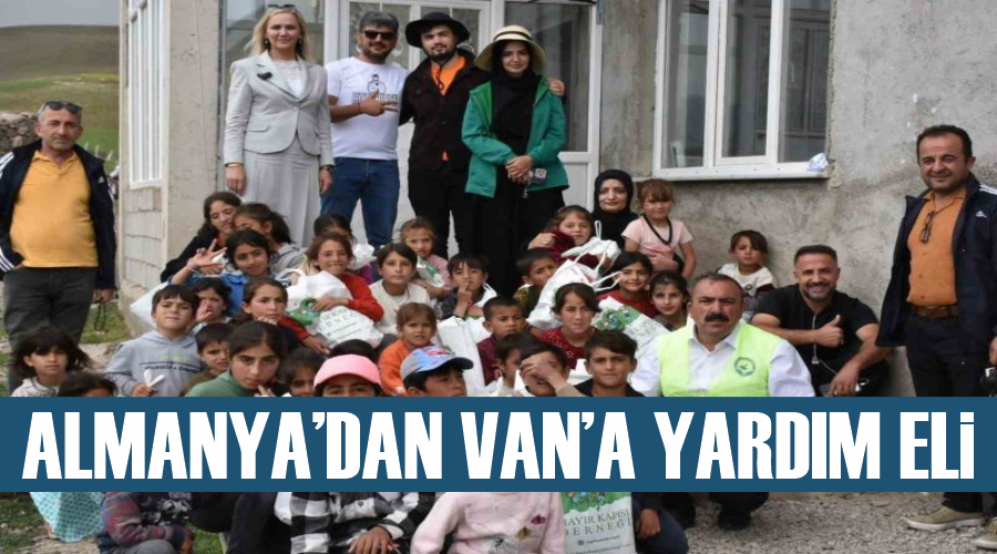 Almanya’dan Van’a yardım eli
