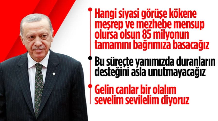 Cumhurbaşkanı Erdoğan