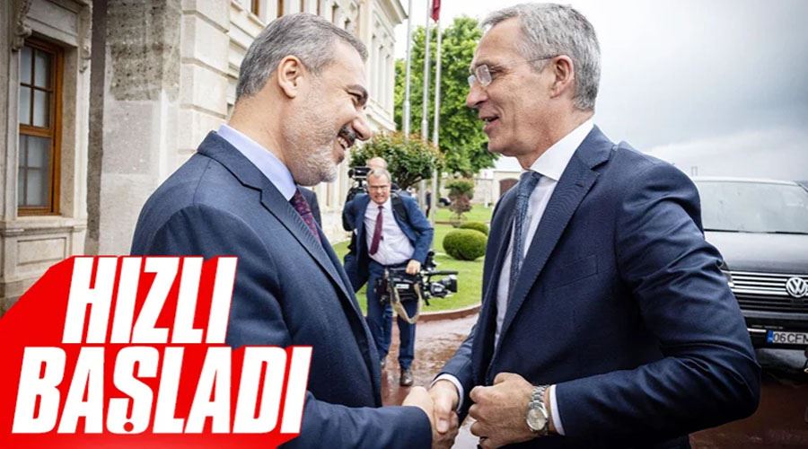 Dışişleri Bakanı Hakan Fidan, NATO Genel Sekreteri Stoltenberg ile görüştü